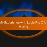 My Experience with Logic Pro X for Mixing