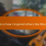 This is how I inspired others like Mozart