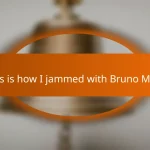This is how I jammed with Bruno Mars