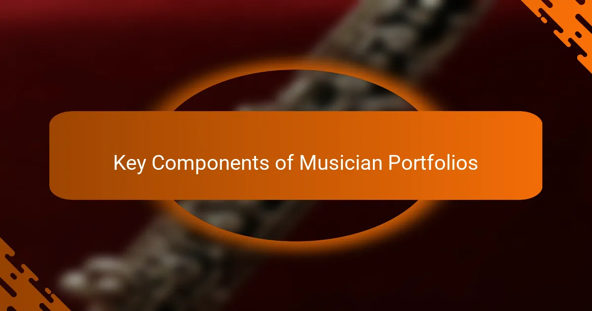 Key Components of Musician Portfolios
